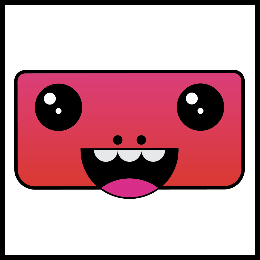 Cartoon Face created in Illustrator