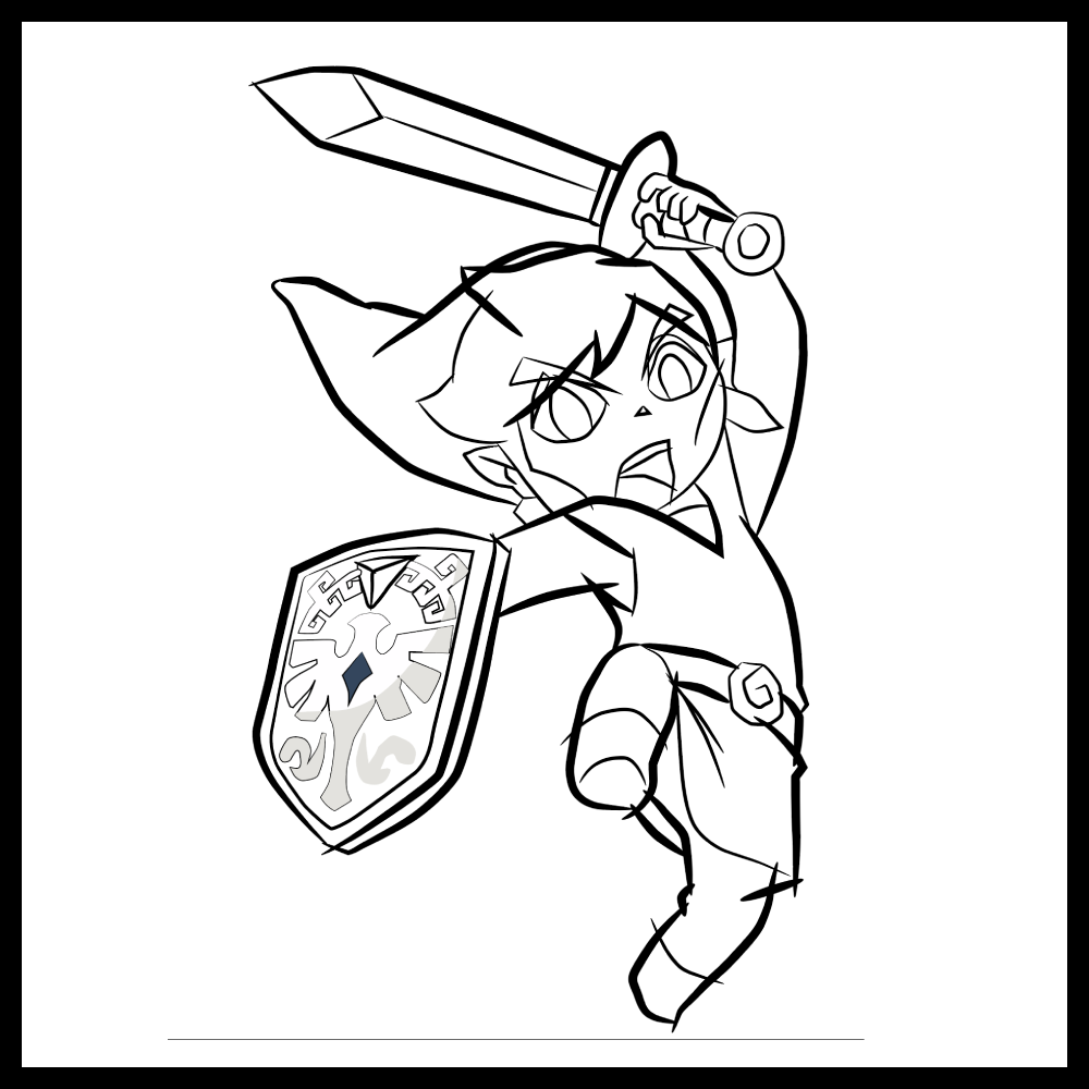 Outline of Toon Link Process in Illustrator
