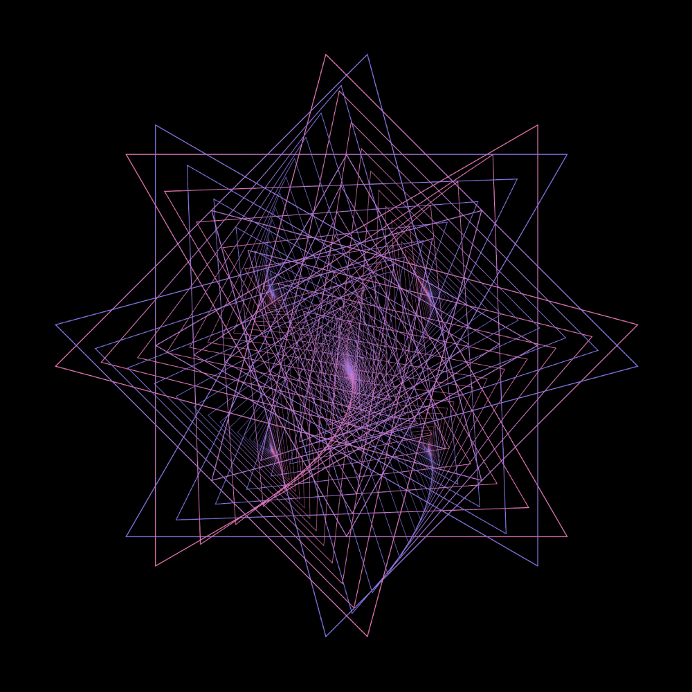 A repeating pattern created in Illustrator