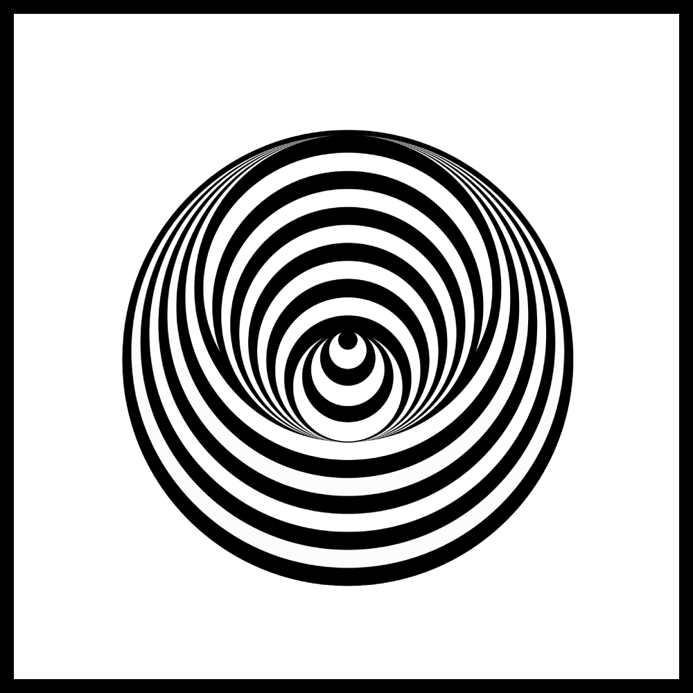 A mesmerising pattern inspired by the vinyl of Black Sabbath's Master of Reality created in Illustrator